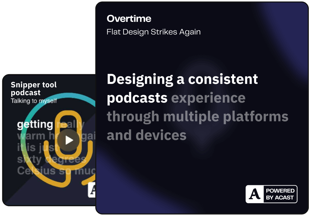 Old design to the left, new to the right.
